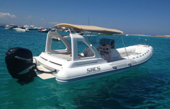 alquiler de zodiac en ibiza. alquiler de semirrigidas en ibiza